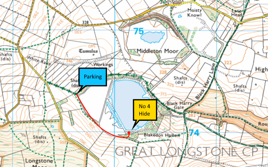 map of no4 lagoon and parking.